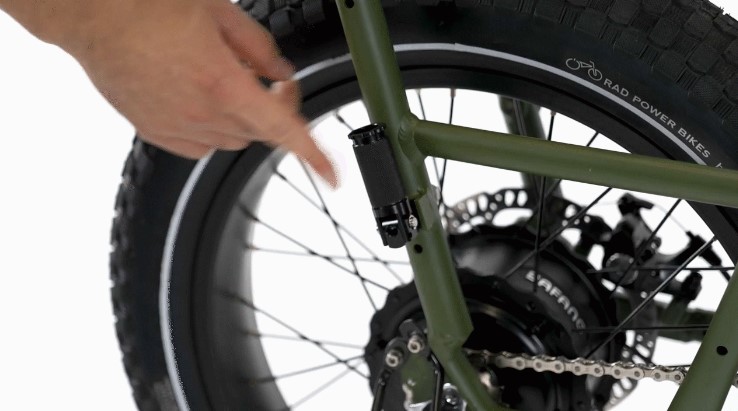 installing pegs on a bike