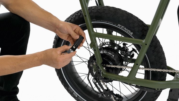 installing pegs on a bike